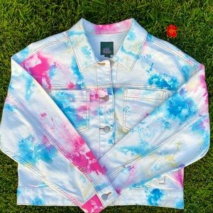 Jean Jacket pastel stone wash 90’s aesthetic